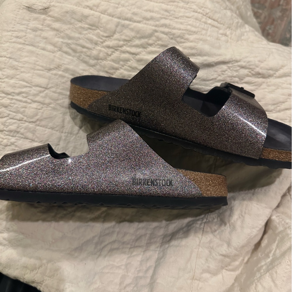 Birkenstock Arizona Black Sparkle sandals 41